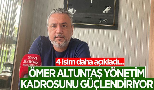 Aydın ASKF Başkan Adayı Altuntaş, yönetim kadrosunu güçlendiriyor
