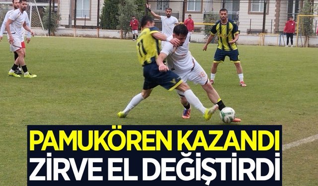 Pamukörenspor kazandı, zirve el değiştirdi