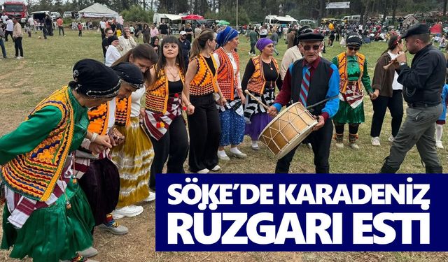 Söke’de Karadeniz rüzgarı esti