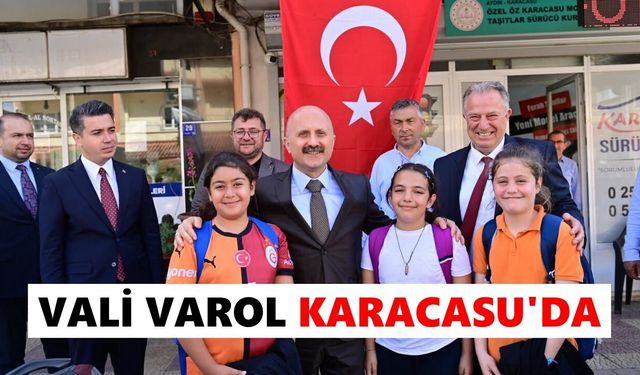 Vali Varol Karacasu'da