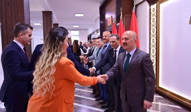 Aydın Valiliği’nde bayramlaşma töreni
