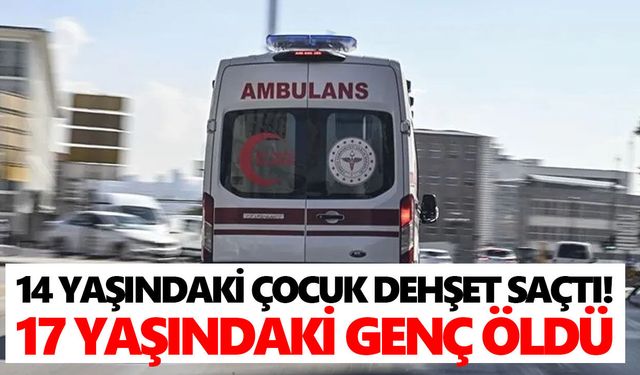 14 yaşındaki çocuk dehşet saçtı! 17 yaşındaki genç öldü
