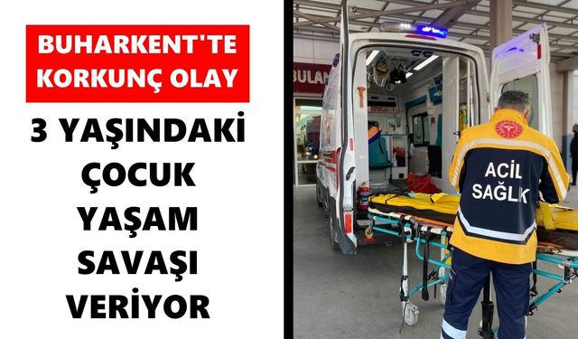 Evdeki tiner şişesi facianın eşiğine getirdi: 3 yaşındaki çocuk yaşam savaşı veriyor