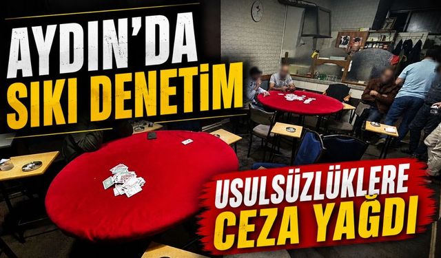 Aydın’da 5 ayda 750 iş yeri denetlendi, 16 adres mühürlendi