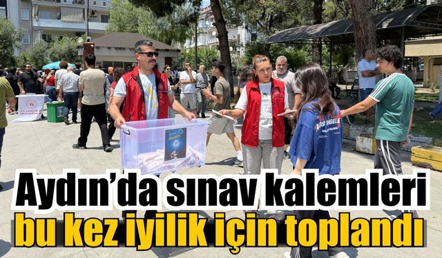 Aydın’da bir kalem bin umut oldu