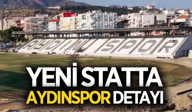 Aydın'da stattaki 'Aydınspor' yazısı umutları yeşertti