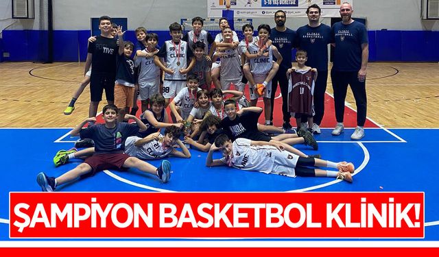 Aydın U12 Basketbol’da şampiyon Basketbol Klinik oldu
