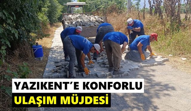 Bozdoğan Belediyesi Yazıkent’te hizmet vitesini yükseltti