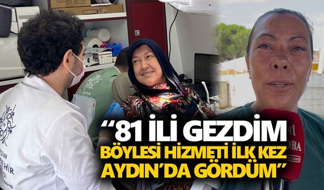 Büyükşehir’in mobil diş kliniği Umurlu’da yüzleri güldürdü