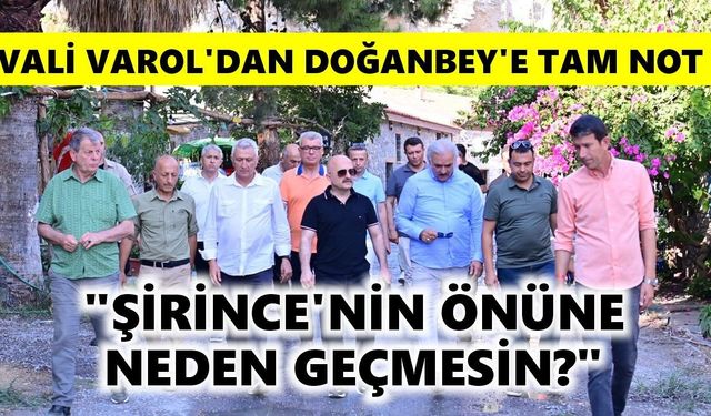 Vali Varol'dan Doğanbey'e tam not