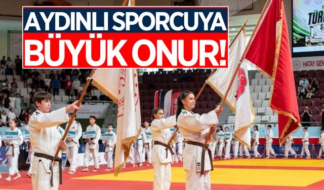 Aydınlı sporcuya büyük onur
