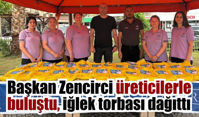 Germencik’te 11 bin iğlek torbası üreticilere ulaştı
