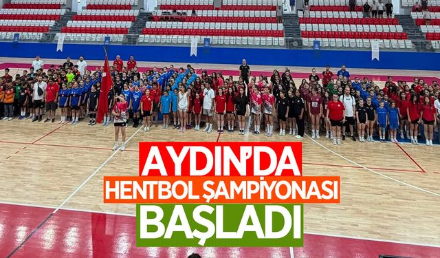 Aydın'da Türkiye hentbol şöleni başladı