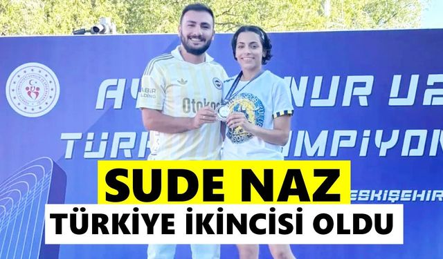 Kuyucak'a büyük gurur: Sude Naz Türkiye ikincisi oldu