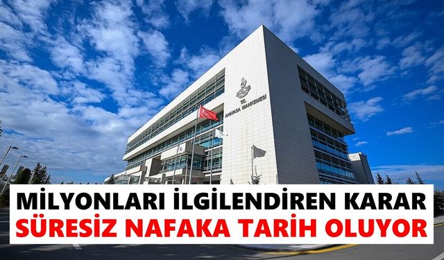 Milyonları ilgilendiren karar: Süresiz nafaka tarih oluyor