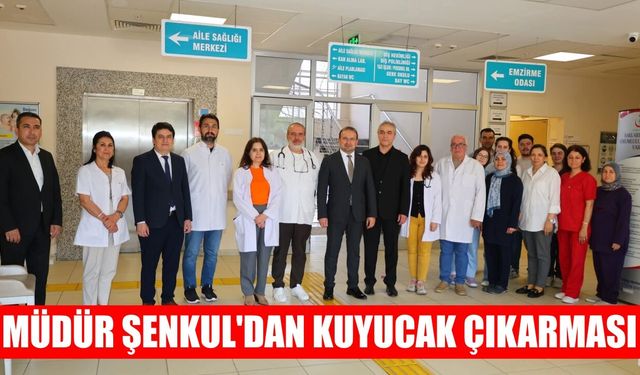 Müdür Şenkul'dan Kuyucak çıkarması
