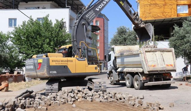 Nazilli’de 41 noktada dev yol seferberliği