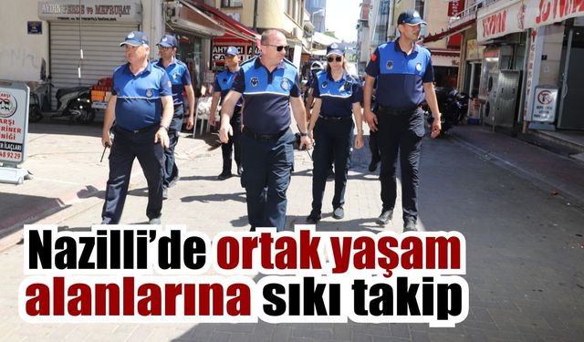 Nazilli’de kaldırım işgallerine geçit yok