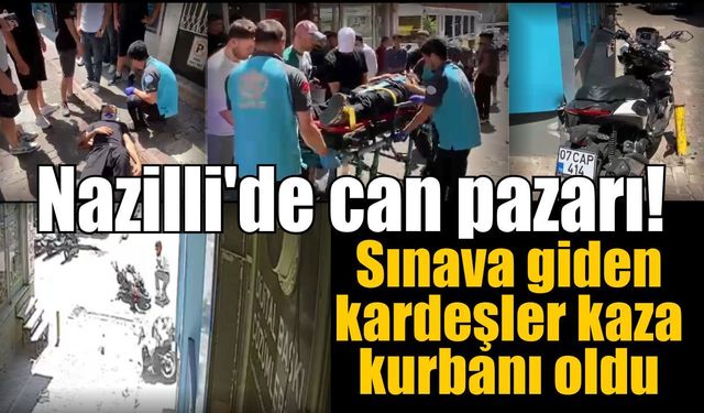 Nazilli'de talihsiz olay
