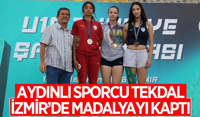 Aydınlı sporcu pistlere dönüşünü madalyayla taçlandırdı