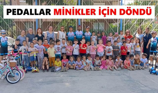 Pedallar minikler için döndü