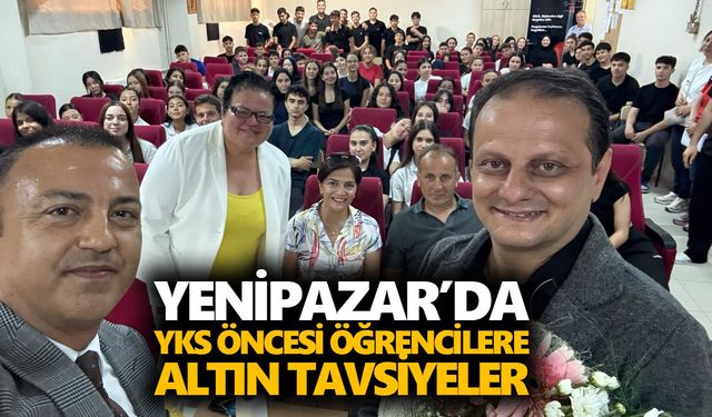 Yenipazar’da YKS öncesi öğrencilere altın tavsiyeler