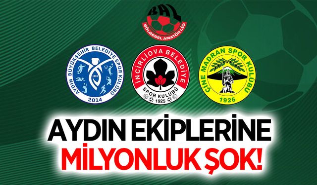 Aydın kulüplerini zorlayacak karar! BAL'a katılım bedeli açıklandı