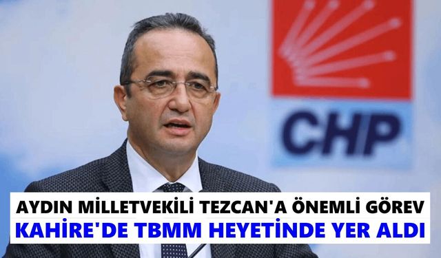 Aydın milletvekili Tezcan'a önemli görev
