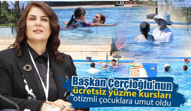 Aydın’da ‘Otizmli Çocuklar’ yüzmeyle gelişiyor