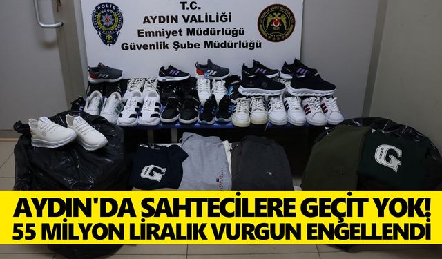 Aydın'da sahtecilere geçit yok! 55 milyon liralık vurgun engellendi