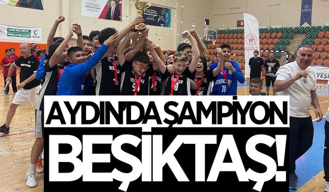 Aydın'da şampiyon Beşiktaş oldu
