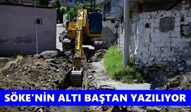 Çerçioğlu'ndan Söke'ye kalıcı altyapı hizmeti
