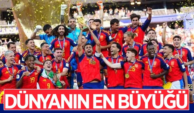Dev finalde tarihi zafer: Dünya Kupası İspanya'ya gitti