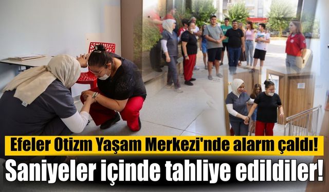 Efeler’de alarm çaldı, herkes tahliye edildi! İşte o anlar