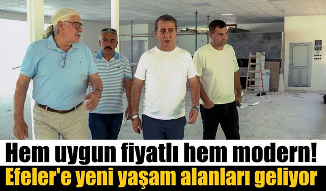 Efeler'de iki mahalleyi sevindirecek proje