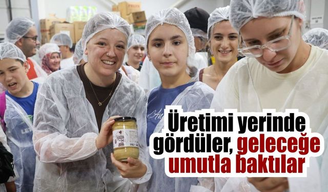 Efeler’de üretimin kapıları özel öğrencilere açıldı