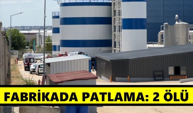 Fabrikada korkunç patlama! 2 işçi hayatını kaybetti