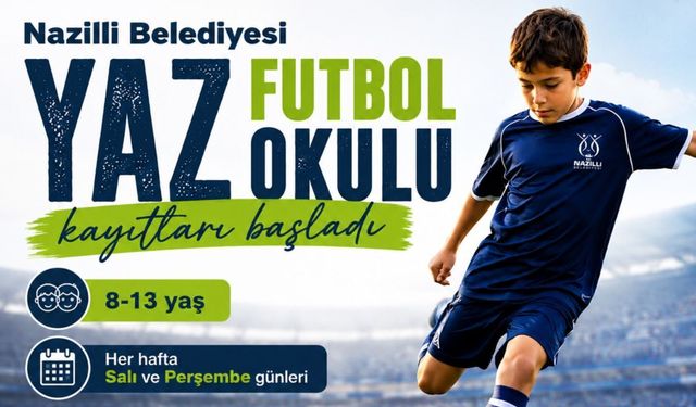 Geleceğin futbolcuları Nazilli'de yetişecek