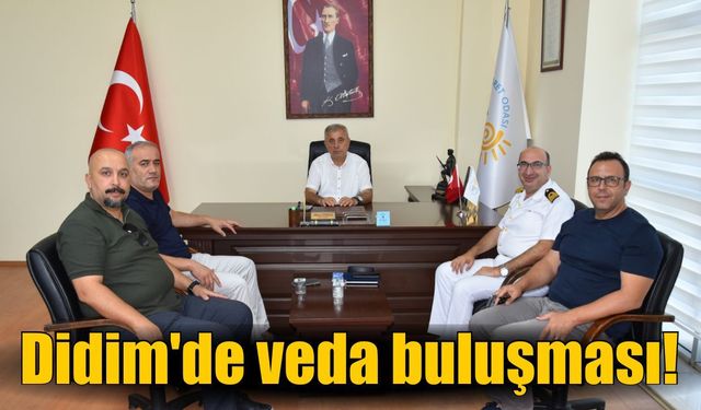 Görev yeri değişti, ilk veda Didim Ticaret Odası'na oldu