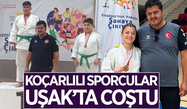 Koçarlı Belediyespor judocularından Uşak'ta 3 madalya!