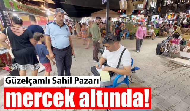 Kuşadası'nda pazarcılara yakın takip!