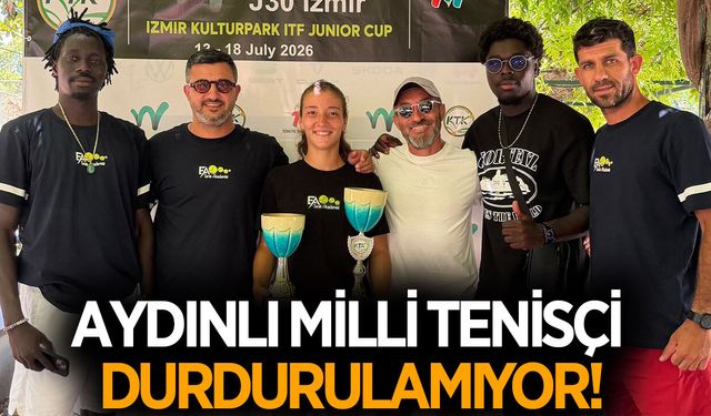 Aydınlı milli tenisçi Ezgi Akyol rekora koşuyor