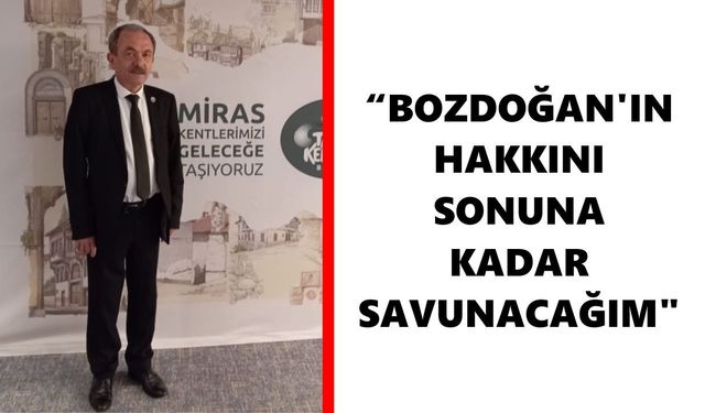 Saatçı'dan net çıkış: Bozdoğan'ın hakkını sonuna kadar savunacağım