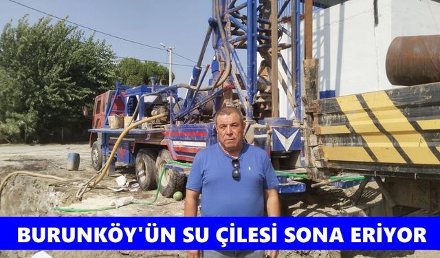 Söke Burunköy’de su sıkıntısına çözüm geliyor
