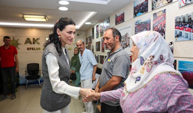 AK Parti'li Sarıbaş'tan Efeler'de gönül buluşması!