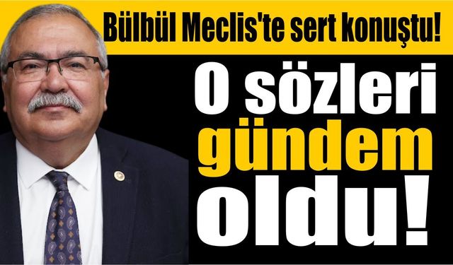 TBMM'de tansiyon yükseldi! CHP'li Bülbül'den dikkat çeken sözler