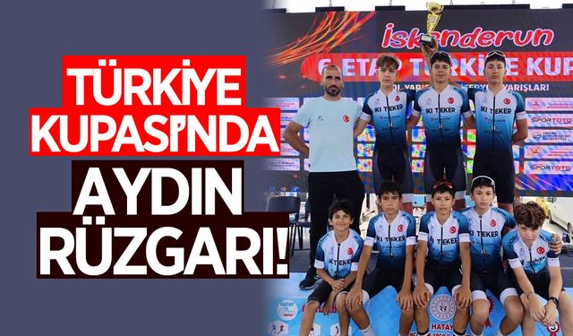 Aydınlı bisikletçiler Türkiye Kupası'nda kürsüye çıktı