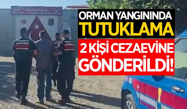 Orman yangınıyla ilgili gözaltına alınan 2 kişi tutuklandı!