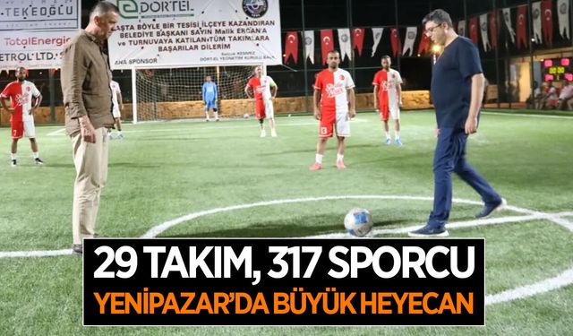Yenipazar'da Mahmut Öz anısına düzenlenen turnuva başladı