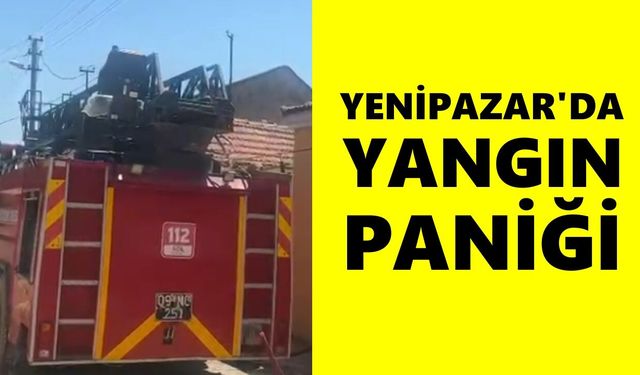 Yenipazar'da yangın paniği